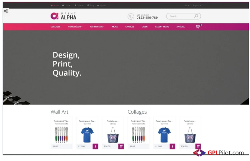 PrintAlpha - Design & Decor PrestaShop Theme