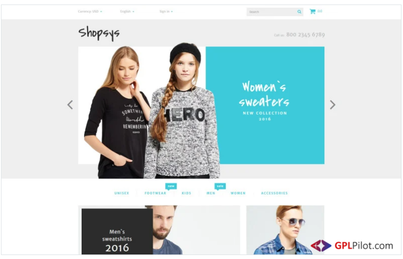 Shopsys - Trendy Clothes PrestaShop Theme