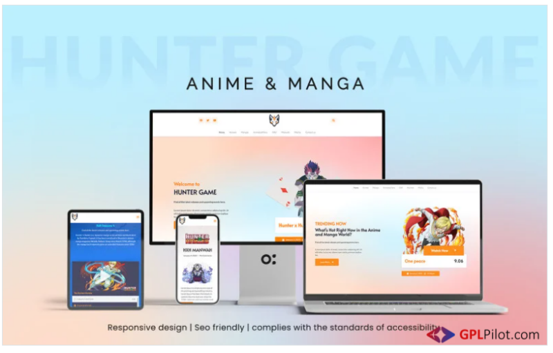 Anime and Manga Website with WordPress Elementor Kit