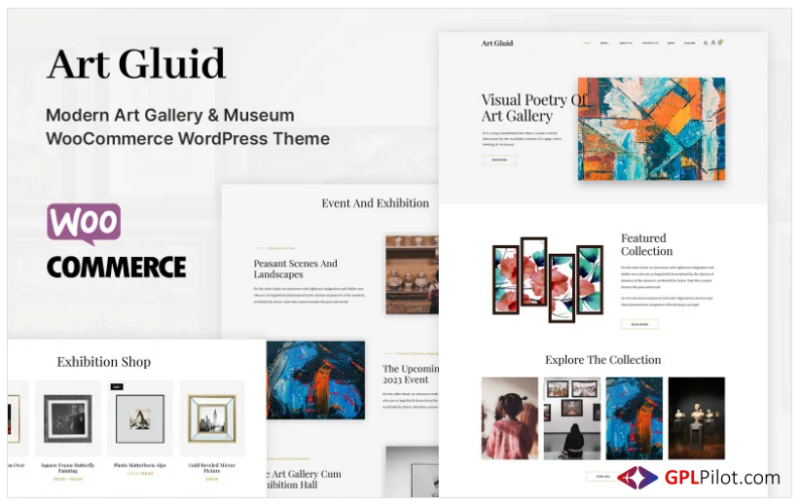 Art Gluid - Art Gallery and Museum WooCommerce Theme