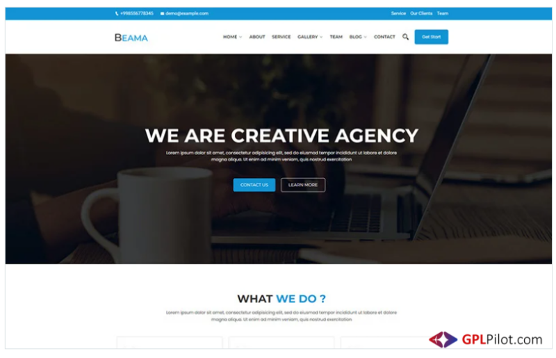 Beama - Agency Business WordPress Theme