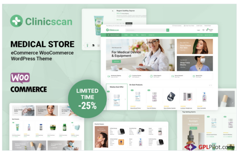 Clinicscan - Medical and Drug WooCommerce Theme