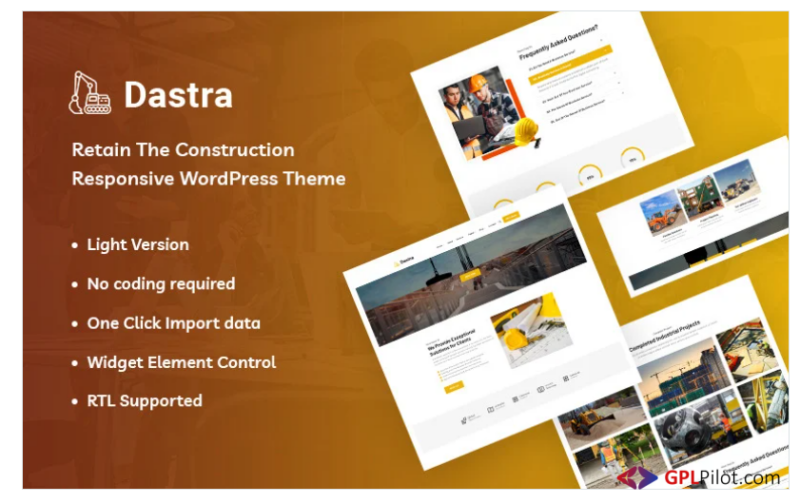 Dastra - Retain The Construction Responsive WordPress Theme