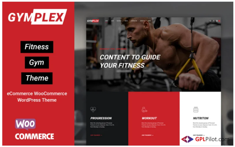 Gymplex - Sports, Fitness and Gym WooCommerce Theme