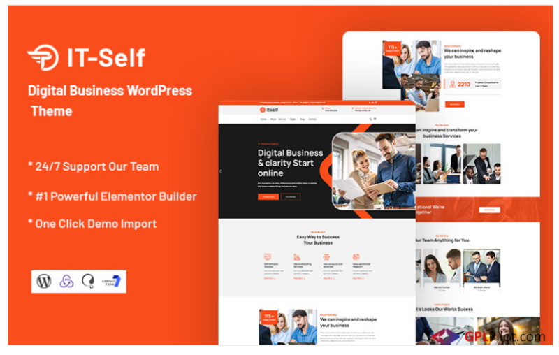 Itself - Digital Business WordPress Theme