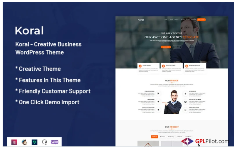 Koral - Creative Business WordPress Theme