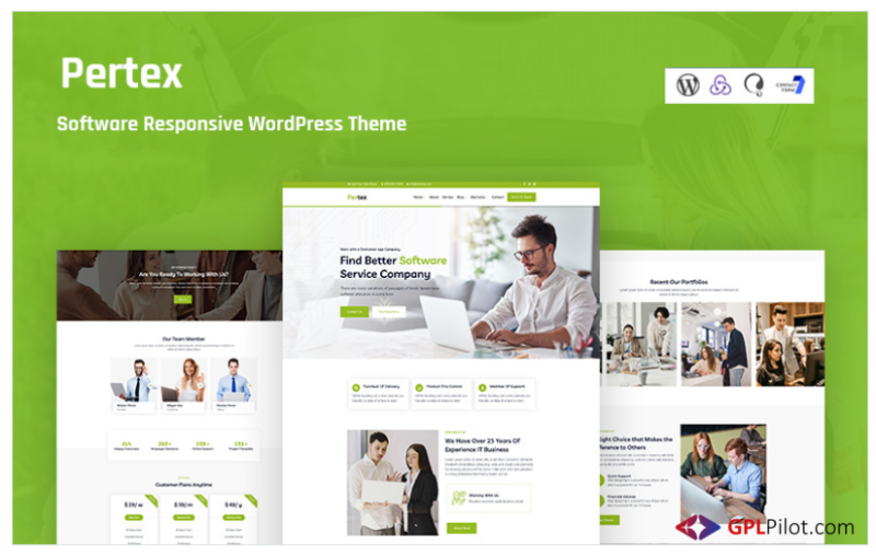 Pertex – Software Responsive WordPress Theme