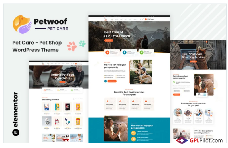 Petwoof - Pet Care & Pet Shop WordPress Theme