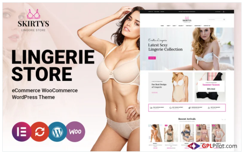 Skirtys Lingerie and Adult WooCommerce Theme