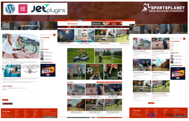 Sports Planet - News & Magazine WordPress Theme