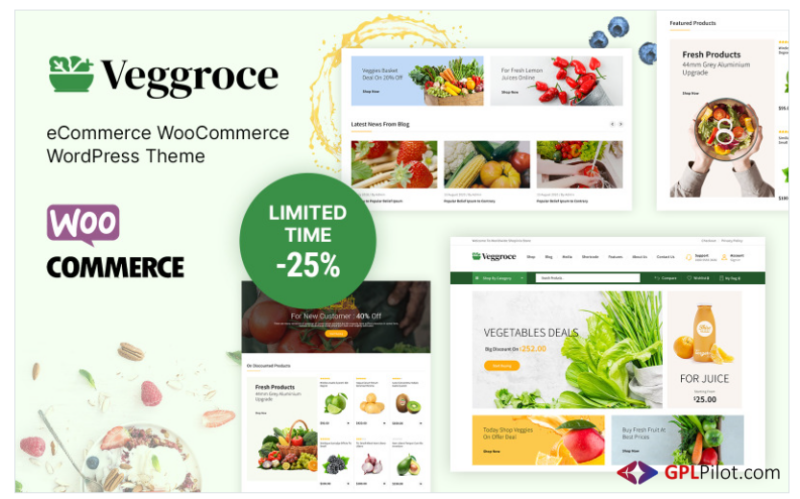 Veggroce - Vegetable and Grocery WooCommerce Theme