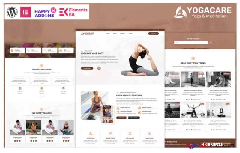 Yoga Care - Yoga & Meditation WordPress Theme