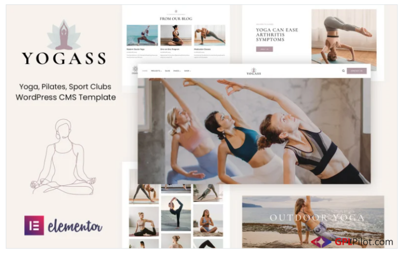 Yogass - Yoga, Fitness and Lifestyle WordPress Theme