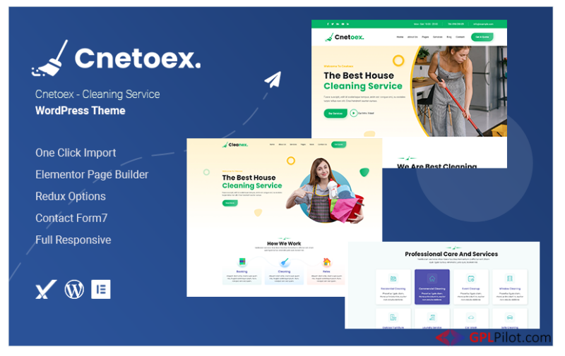 Cnetoex - Cleaning Service WordPress Theme