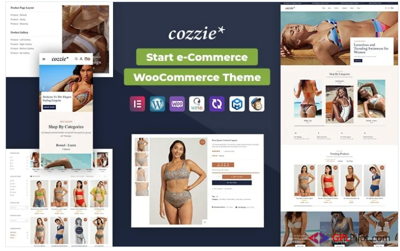 Cozzie - Bikini, Swimwear, and Underwear WooCommerce Responsive Theme