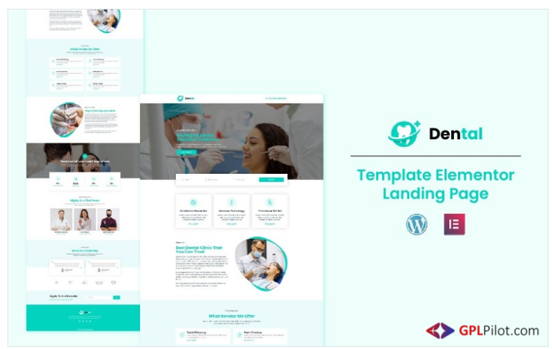 Dental - Specialist Treatment Services Elementor Landing Page