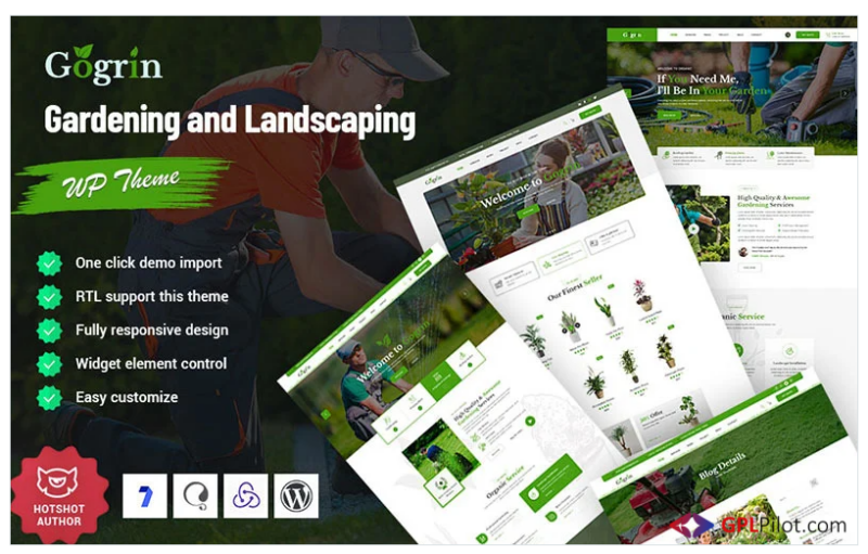 Gogrin - Gardening Plan WordPress Theme