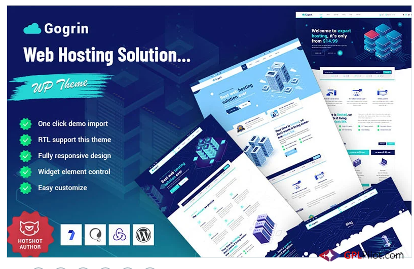 Gogrin - Web Hosting Solution WordPress Theme 1 Gogrin - Web Hosting Solution WordPress Theme