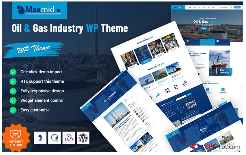 Maxmid - Oil & Gas Industry WordPress Theme 1 Maxmid - Oil & Gas Industry WordPress Theme