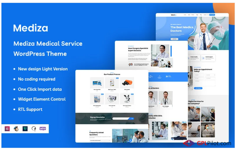 Mediza - Medical Service WordPress Theme