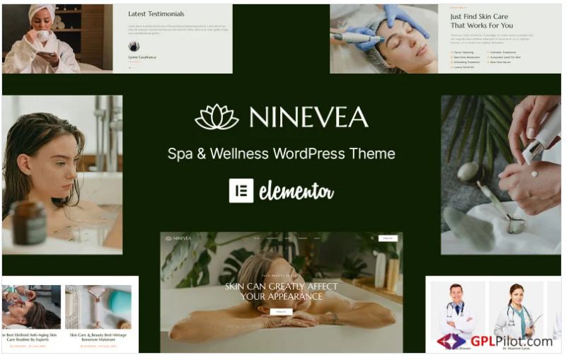 Ninevea - Spa & Massage Salon Beauty WordPress Theme