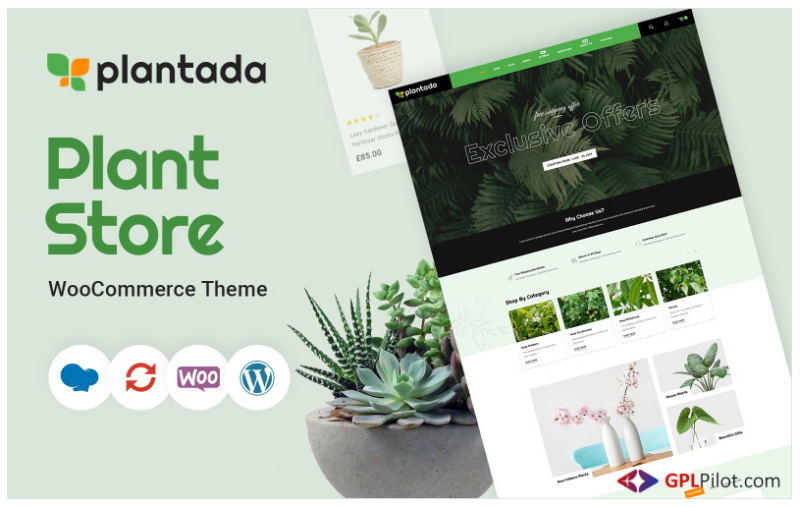 Plantada - The Flower Nursery Store WooCommerce Theme