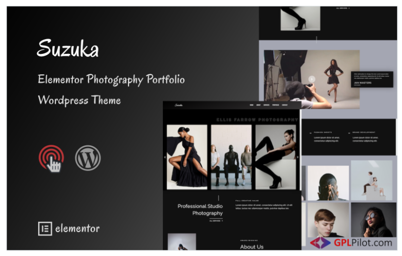 Suzuka - Minimal Portfolio and Photography WordPress Theme