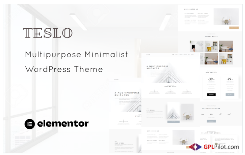 Teslo - Multipurpose Business and IT Solution Minimalist WordPress Theme