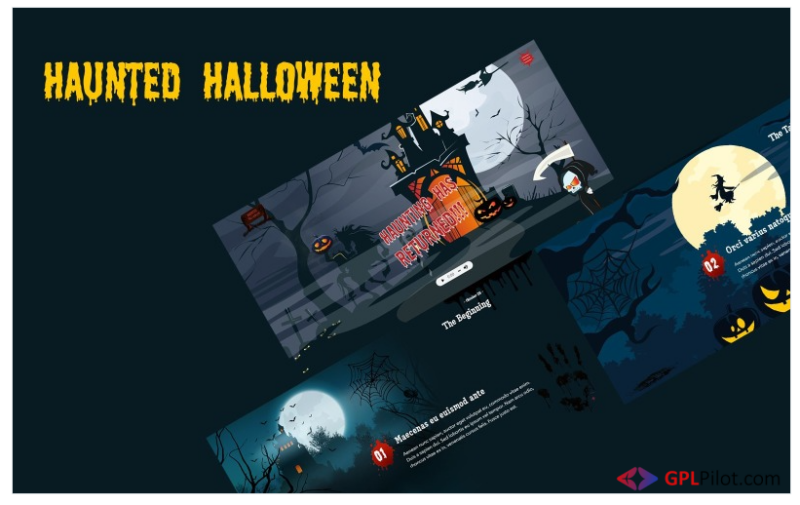 Haunted Halloween Wordpress Theme