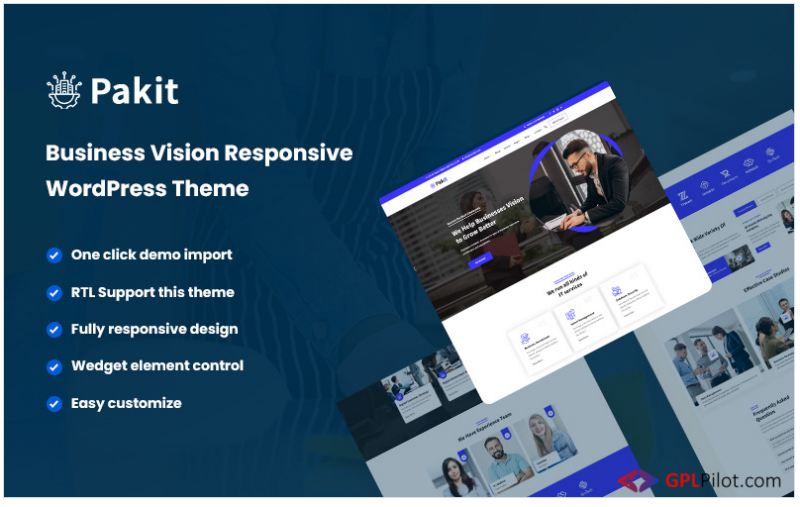 Pakit - Business Vision WordPress Theme