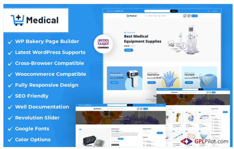 Medical Store WooCommerce WordPress Theme