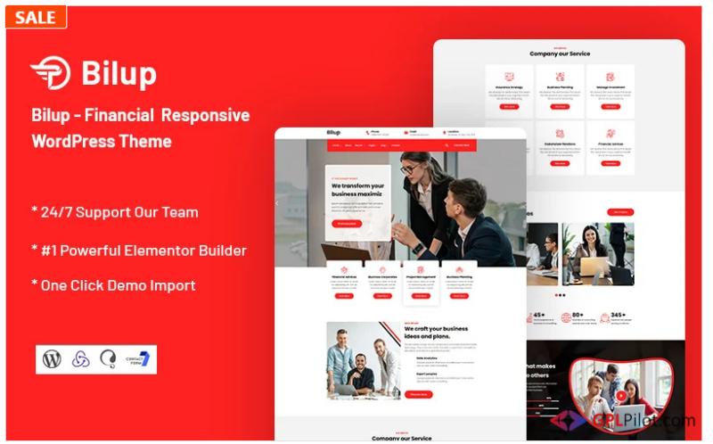 Bilup - Financial WordPress Theme