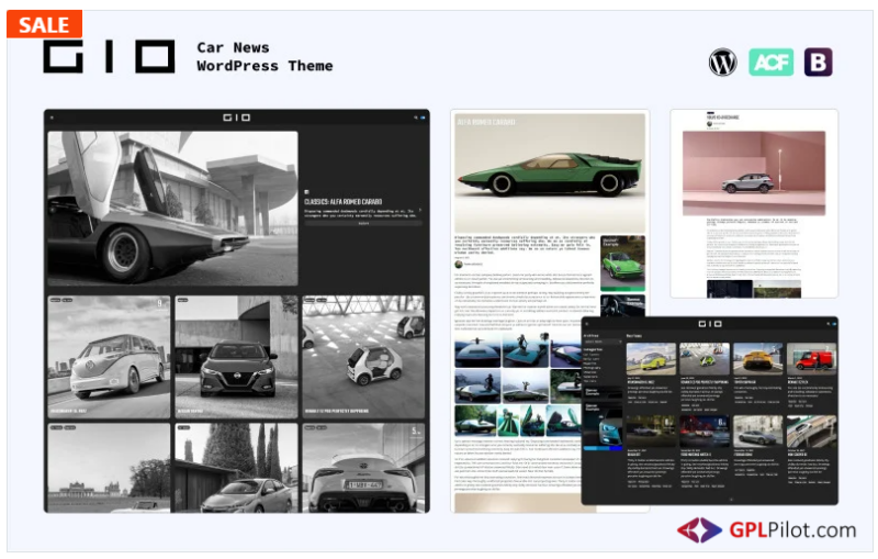 GIO - Car News WordPress Theme