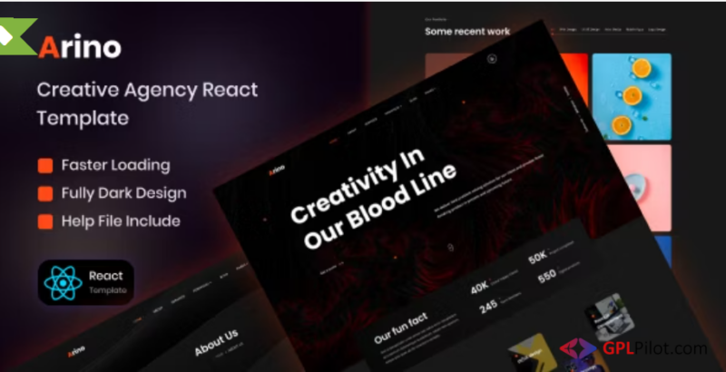 Arino - Creative Agency React Template