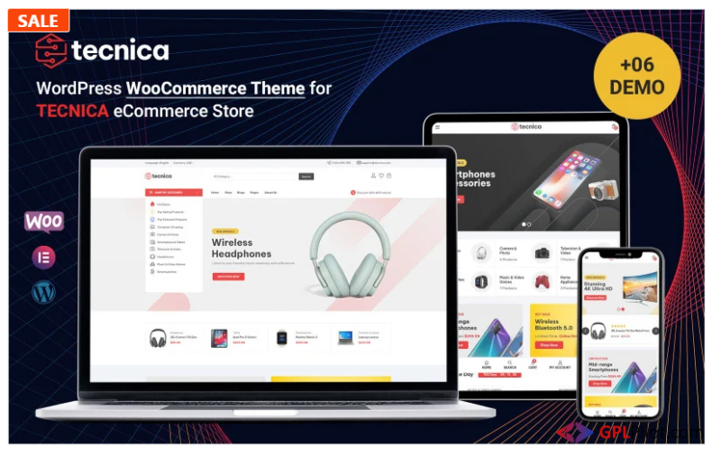 Tecnica - Electronic Multipurpose WooCommerce Theme