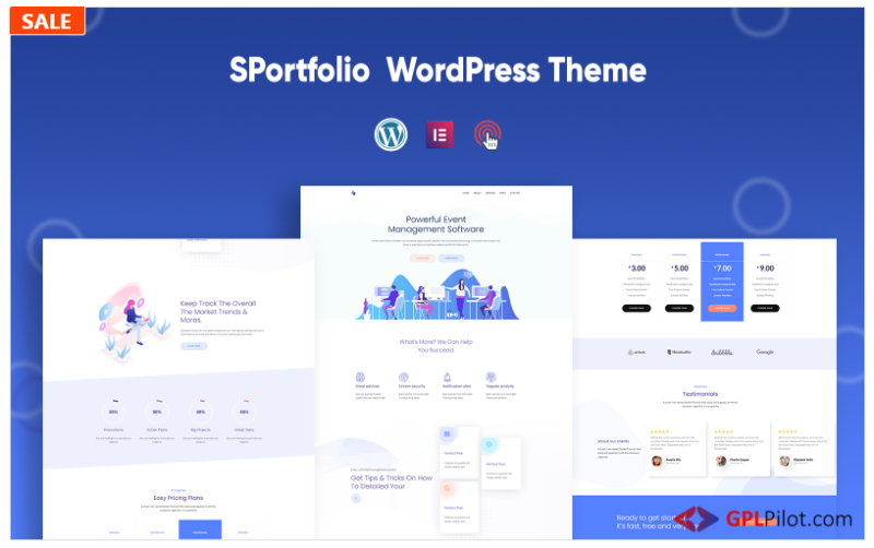 SPortfolio - Simple Minimalist Multi-Purpose WordPress Theme