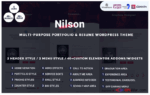 Nilson - Multipurpose Personal Portfolio Resume WordPress Theme