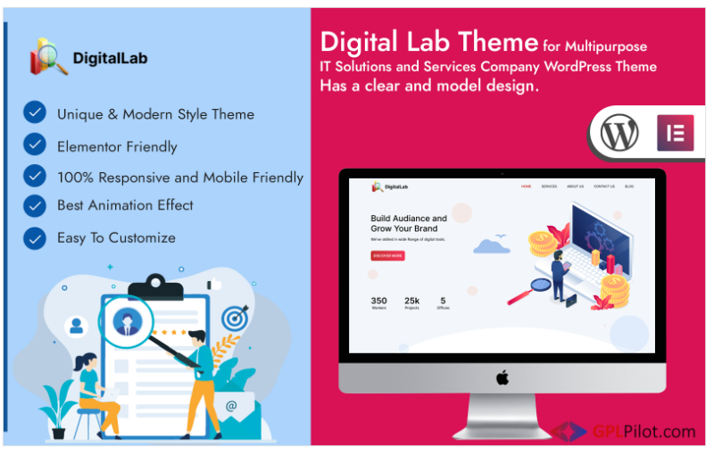 DigitalLab - IT Solutions Company Wordpress Theme