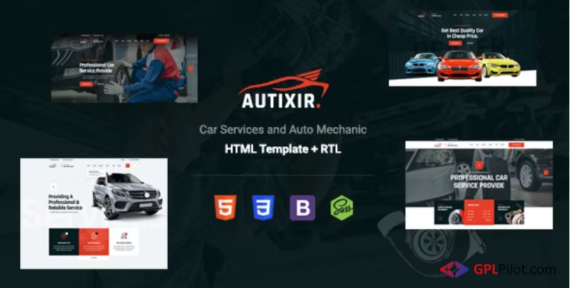 Autixir - Car Services Auto Mechanic HTML Template