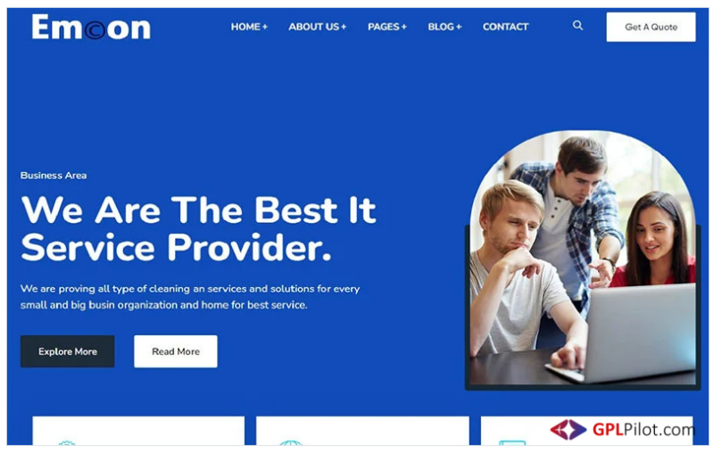 Emcon - IT Solutions Company WordPress Theme