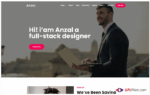 Anzal - Personal Portfolio WordPress Theme