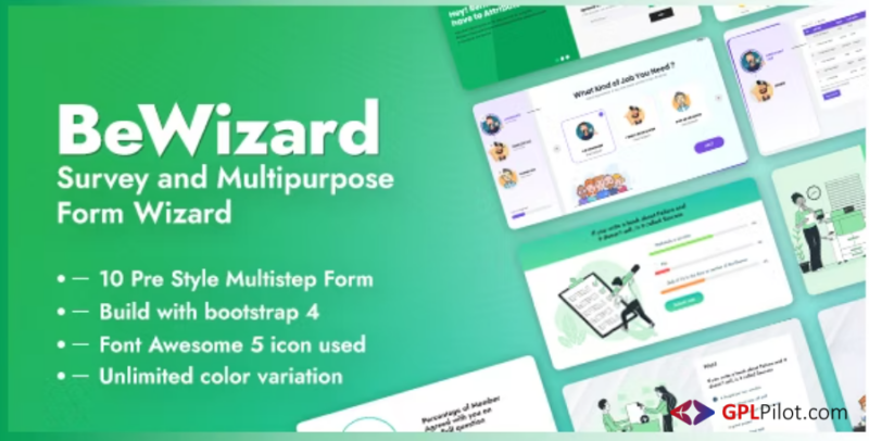 BeWizard - Survey Poll Quiz Multistep Form Templat