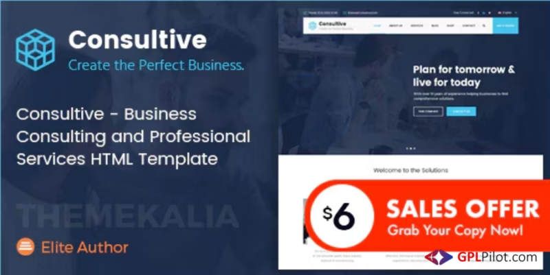 Consultive - Business Consulting HTML Template