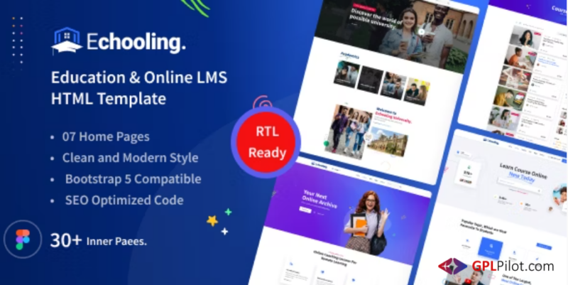 Echooling - Education HTML Template