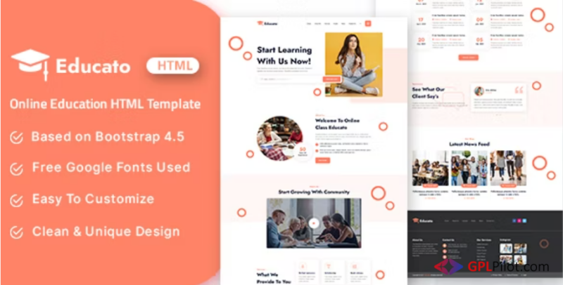 Educato - Online Education HTML Template