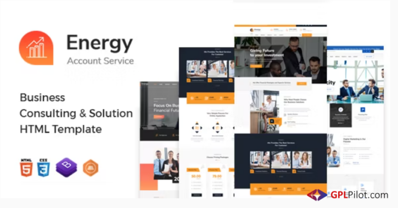 Energy - Business Consulting HTML Template