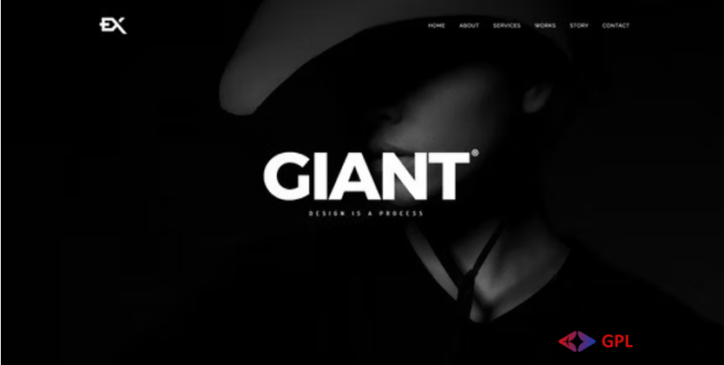 Giant - Responsive Coming Soon Page