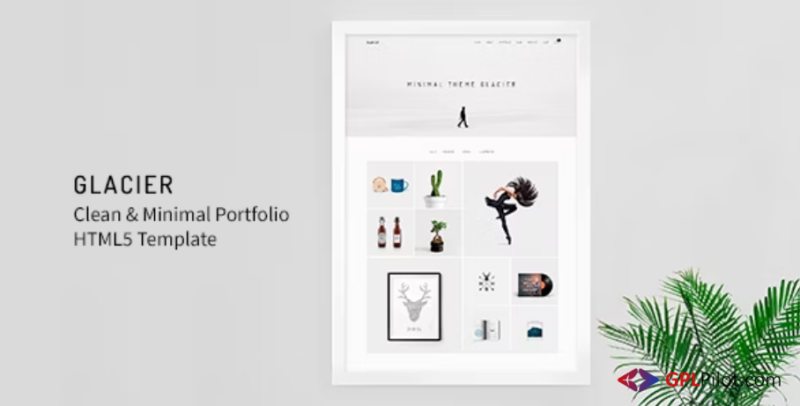 Glacier - Clean & Minimal Portfolio HTML5 Template