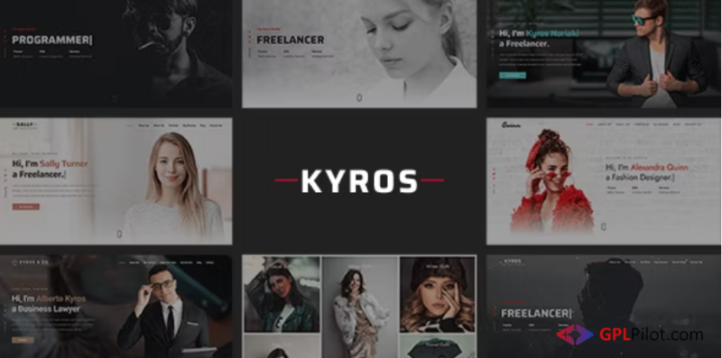 Kyros - Personal Portfolio HTML Website Template