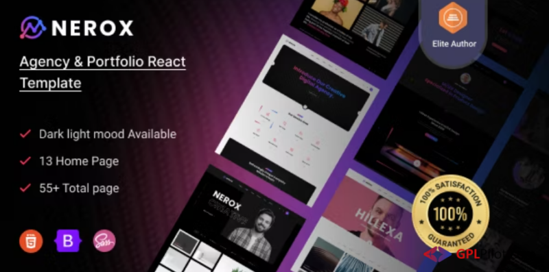 Nerox - React Next js Agency & Portfolio Template